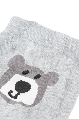 Collant antidérapant Gris clair chiné