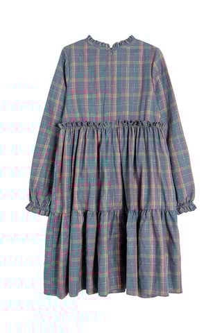 Robe - Bleu canard et orange