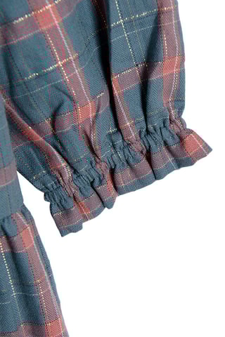 Robe - Bleu canard et orange