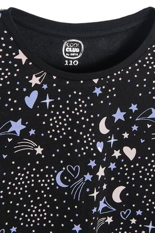 Robe - Noir et rose clair