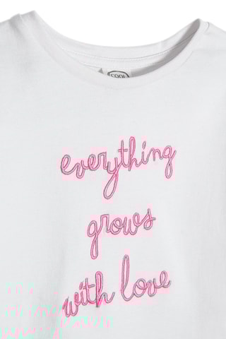 Robe trompe-l’œil - Blanc et gris foncé