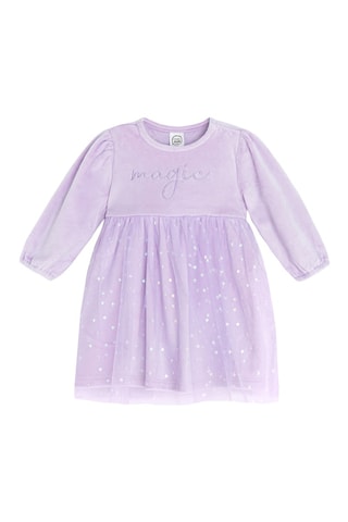 Robe trompe-l’œil - Violet