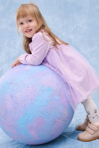 Robe trompe-l’œil - Violet