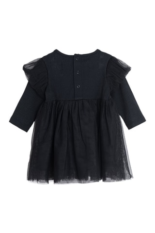 Robe trompe-l’œil - Noir