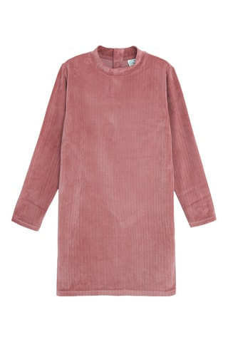 Robe en velours - Rose
