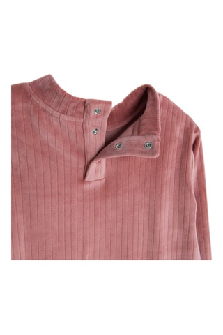 Robe en velours - Rose