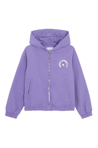 Coupe-vent à capuche - Mauve