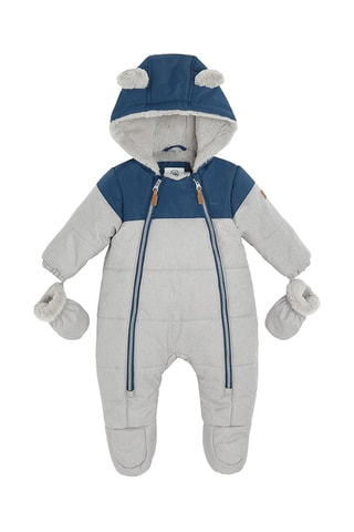 Combipilote à capuche - Gris clair