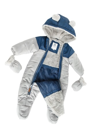 Combipilote à capuche - Gris clair