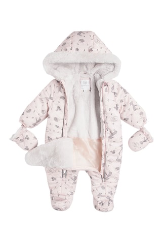 Combipilote à capuche à oreilles Rose et anthracite