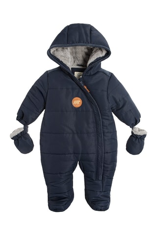 Combipilote à capuche Bleu marine