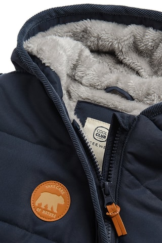 Combipilote à capuche Bleu marine