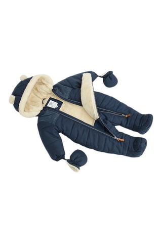 Combipilote à capuche - Bleu marine