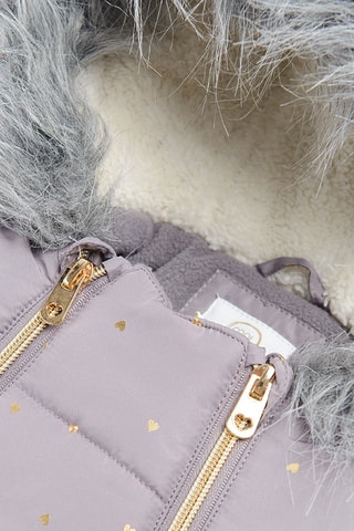 Combipilote à capuche Mauve