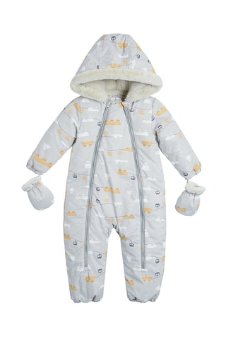 Combipilote à capuche - Gris clair