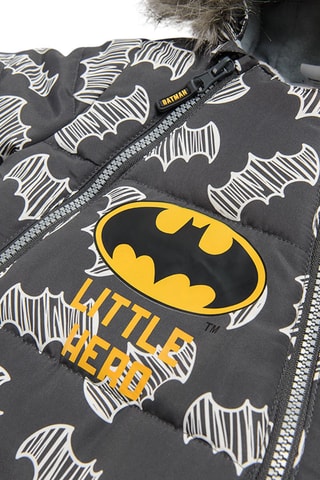 Combipilote à capuche Batman La ligue des Justiciers DC Comics - Noir et blanc