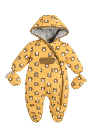 Combipilote à capuche Jaune