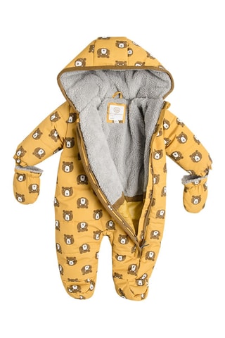 Combipilote à capuche Jaune