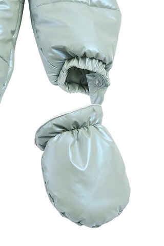 Combipilote à capuche à oreilles Vert d’eau