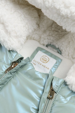 Combipilote à capuche à oreilles Vert d’eau