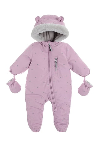 Combipilote à capuche Mauve