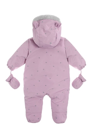 Combipilote à capuche Mauve