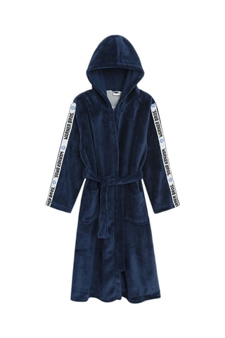 Peignoir à capuche Bugs Bunny Looney Tunes - Bleu marine