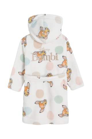 Peignoir à capuche Bambi Disney - Ecru