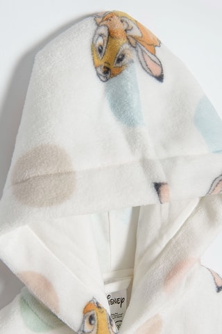 Peignoir à capuche Bambi Disney - Ecru