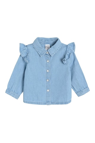 Chemisier en jean Ciel