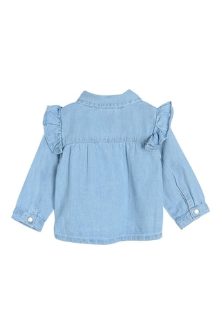 Chemisier en jean Ciel