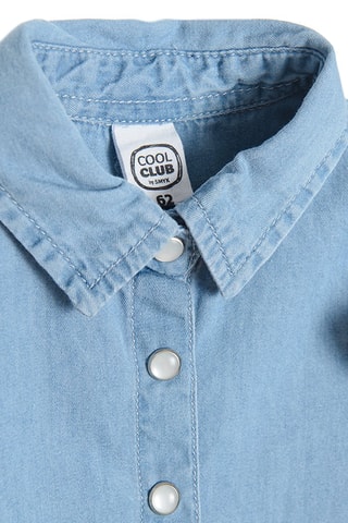 Chemisier en jean Ciel