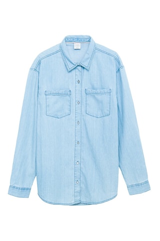 Chemisier en jean Ciel