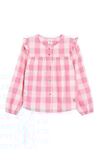 Chemisier - Rose et blanc