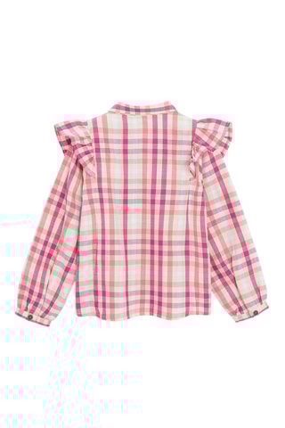 Chemisier - Ecru et rose