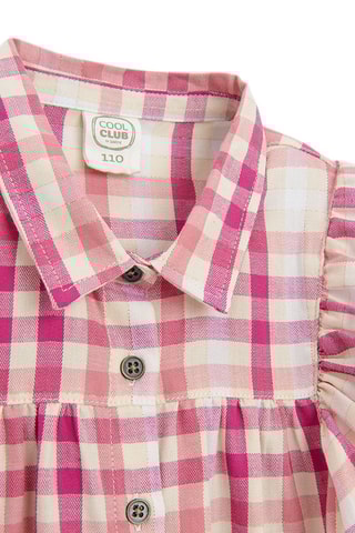 Chemisier - Ecru et rose