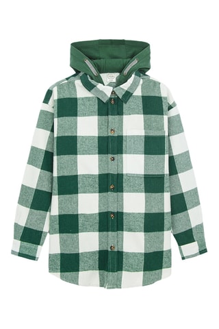 Surchemise à capuche - Blanc