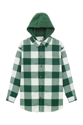 Surchemise à capuche - Blanc