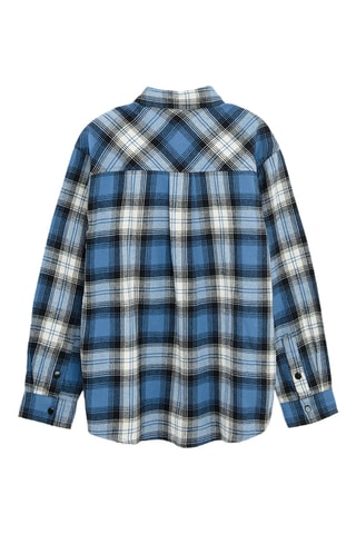 Chemise - Bleu cobalt et blanc