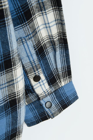 Chemise - Bleu cobalt et blanc