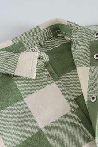 Chemise - Beige et vert