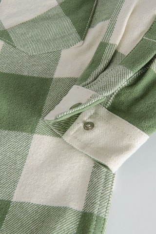 Chemise - Beige et vert