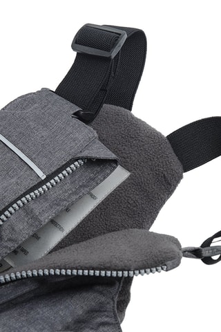 Salopette de ski Gris foncé chiné