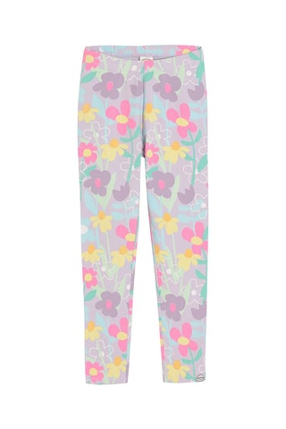 2 leggings Violet et mauve