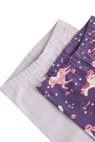 2 leggings - Multicolore