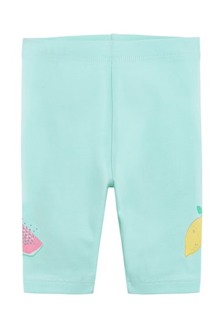 3 leggings - Jaune, turquoise et rose