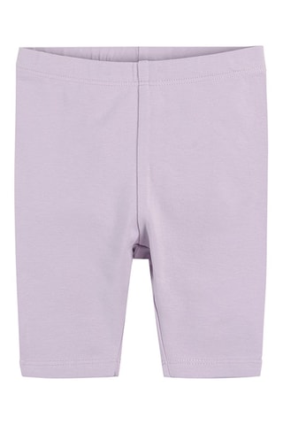 3 leggings Mauve, vert d’eau et jaune