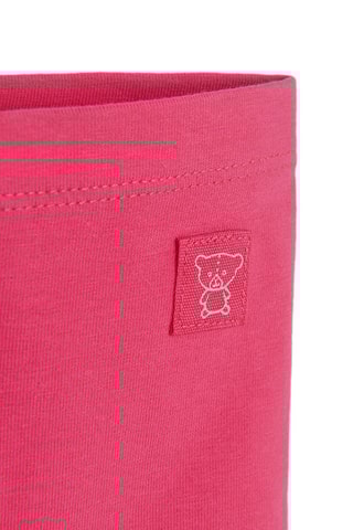 3 leggings - Bleu marine, gris et fuchsia