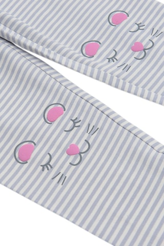 Legging - Blanc et gris