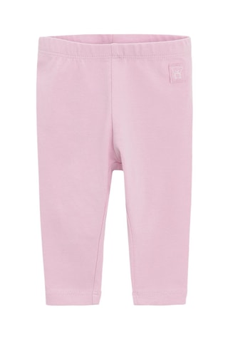 2 leggings - Rose et bordeaux